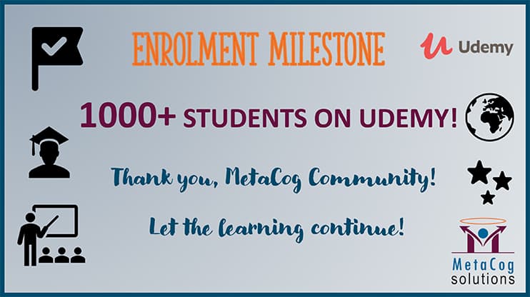 Udemy Enrolment Milestone